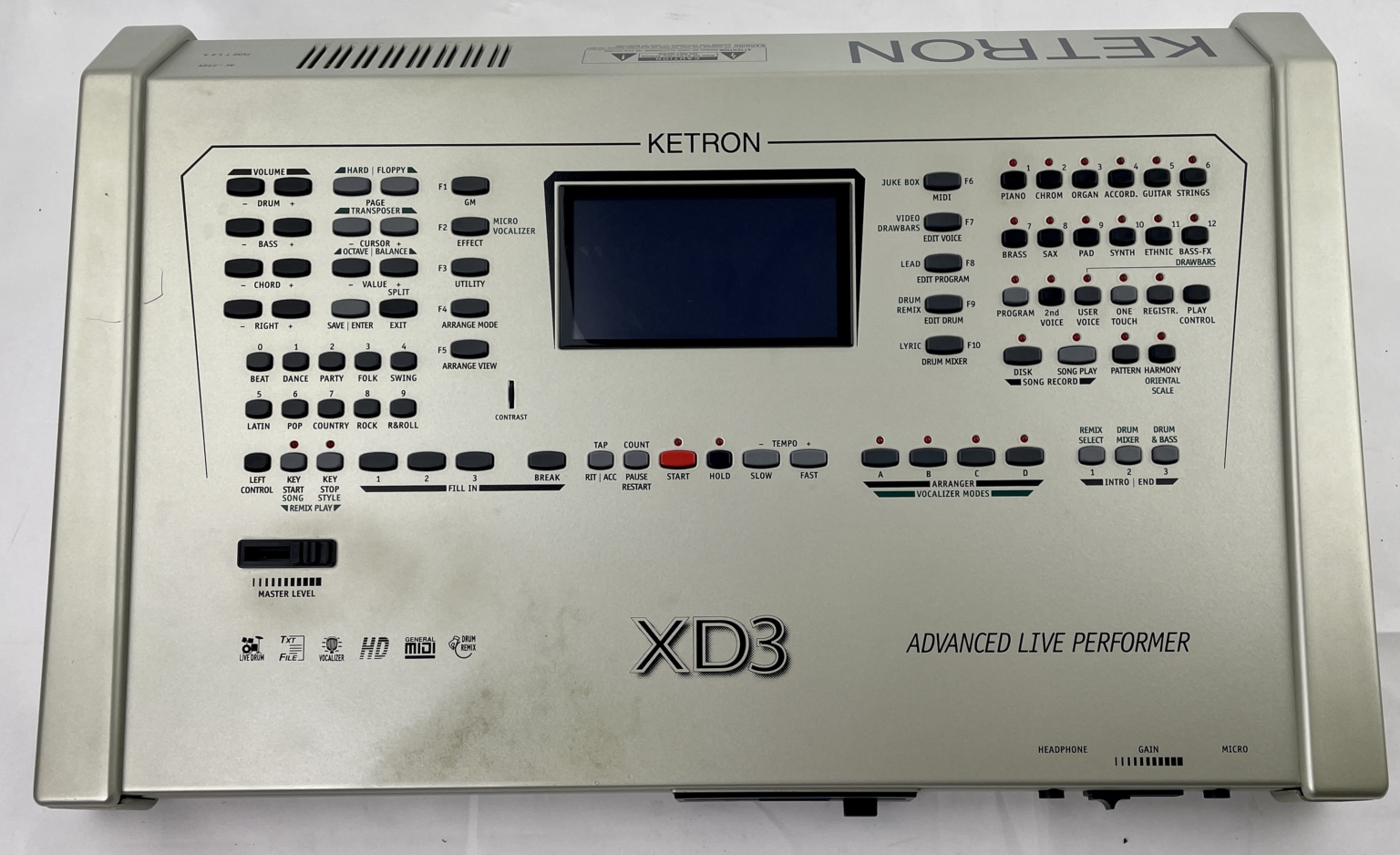 Ketron XD3 MIDI Sound & Rhythm Module Accordion.co.uk