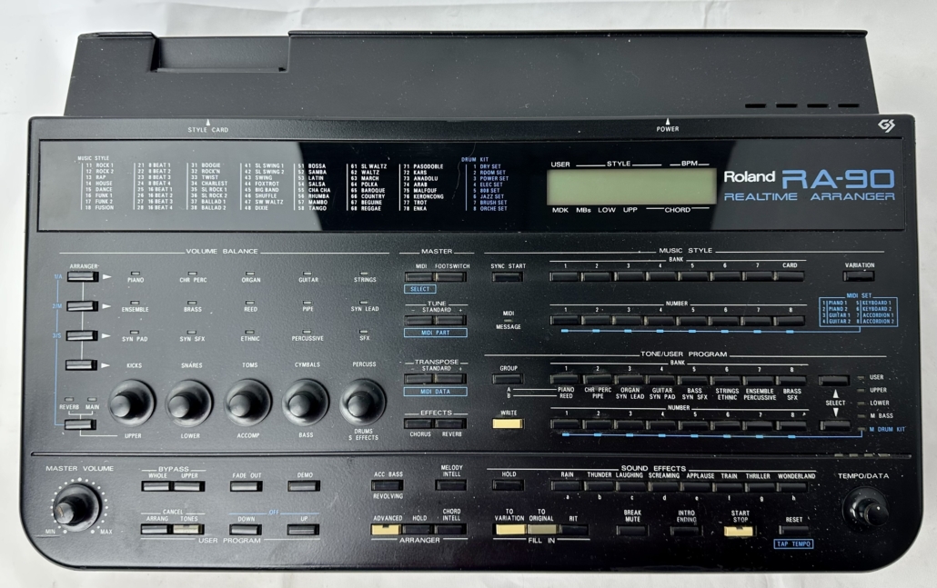 Roland RA90 Realtime Arranger Accordion.co.uk