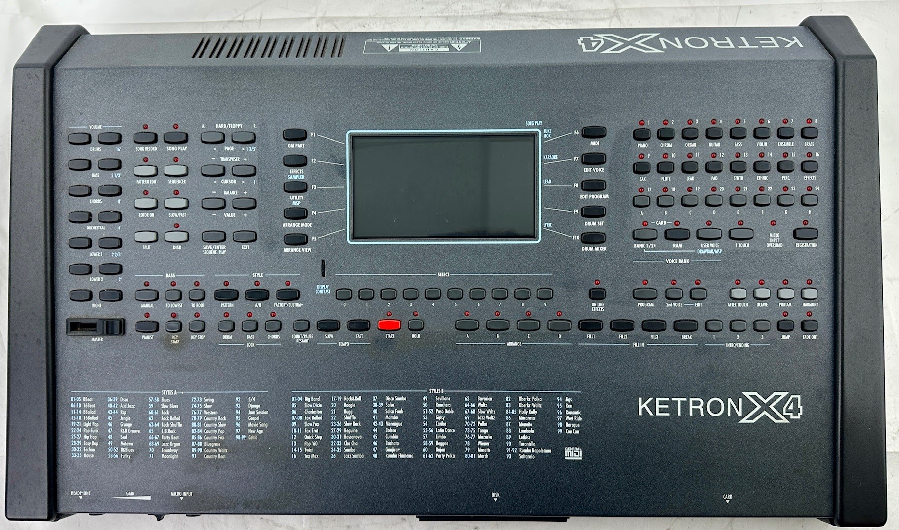 Ketron X4 MIDI Sound & Rhythm Module - Accordion.co.uk